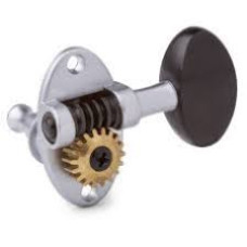 TUN-CH-ES-E  Tuners. Chrome with Ebony buttons. In stock